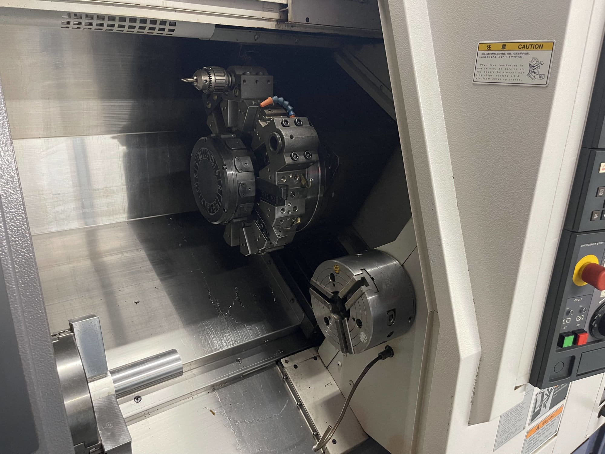 Mori Seiki SL-204 SMC CNC Lathe, 2001 - Live Tooling, Sub Spindle, C-axis - Image 5