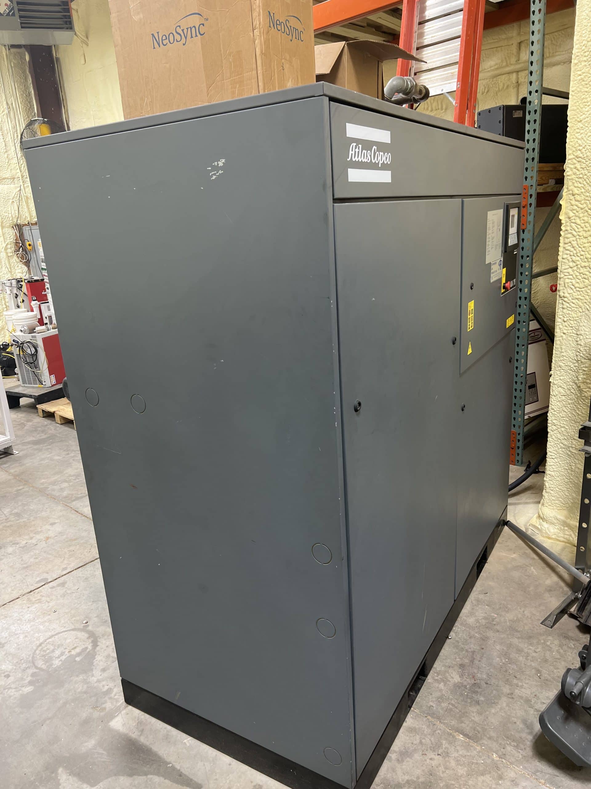 100 Hp. Atlas Copco GA75 Rotary Screw Compressor, 1998 - Image 4