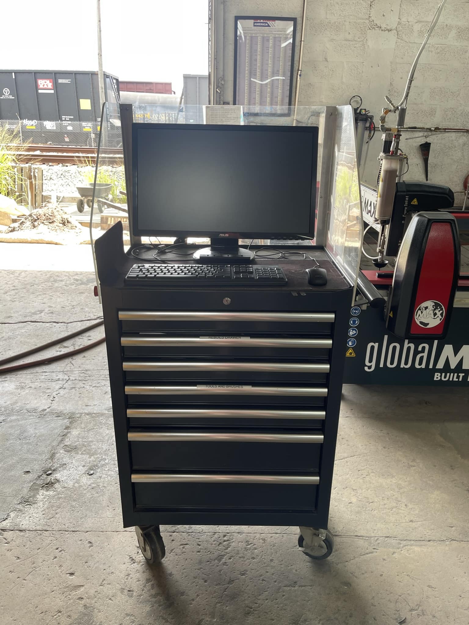 5' x 10' Omax 1530 CNC Waterjet, 2021 - 30,000 PSI , Low Hours - Image 3