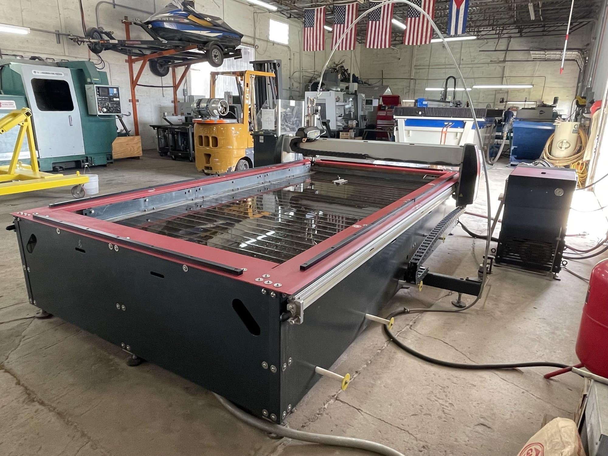 5' x 10' Omax 1530 CNC Waterjet, 2021 - 30,000 PSI , Low Hours - Image 5