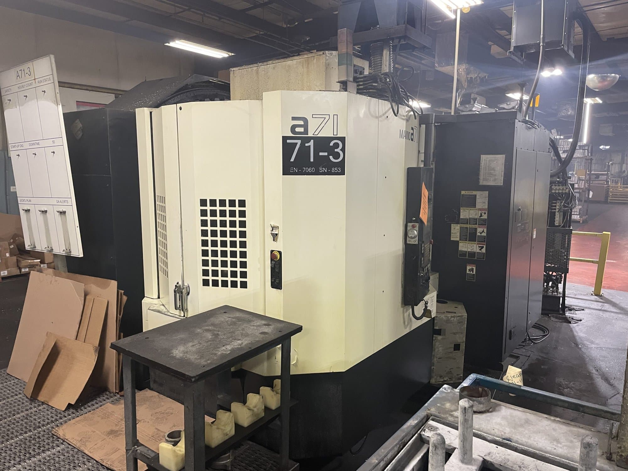Makino A71 500mm HMC, 2009 - Full 4th Axis, Hi Pressure TSC, Live Hydraulics, Pre Removal Offers Accepted