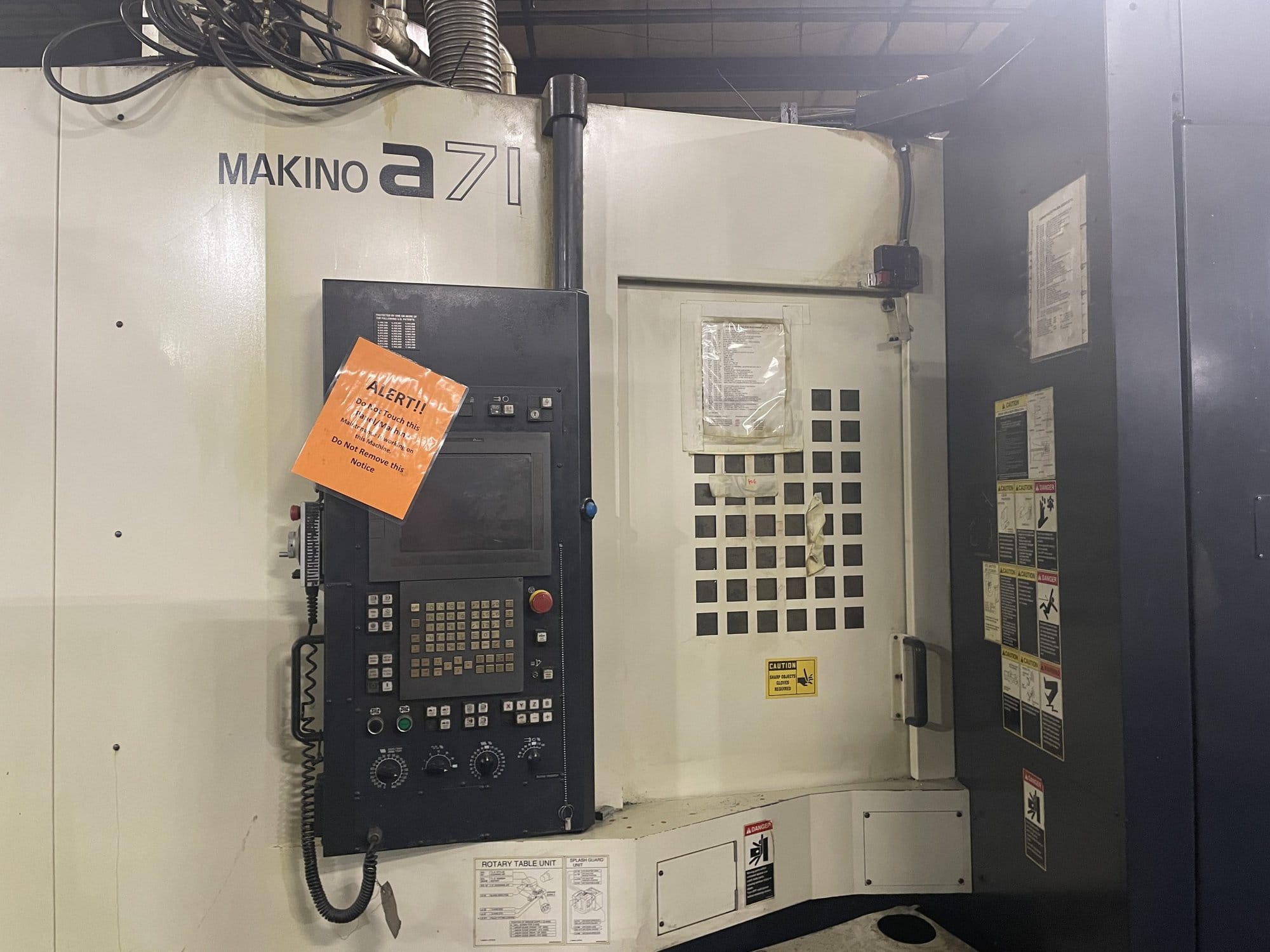 Makino A71 500mm HMC, 2009 - Full 4th Axis, Hi Pressure TSC, Live Hydraulics, Pre Removal Offers Accepted - Image 3