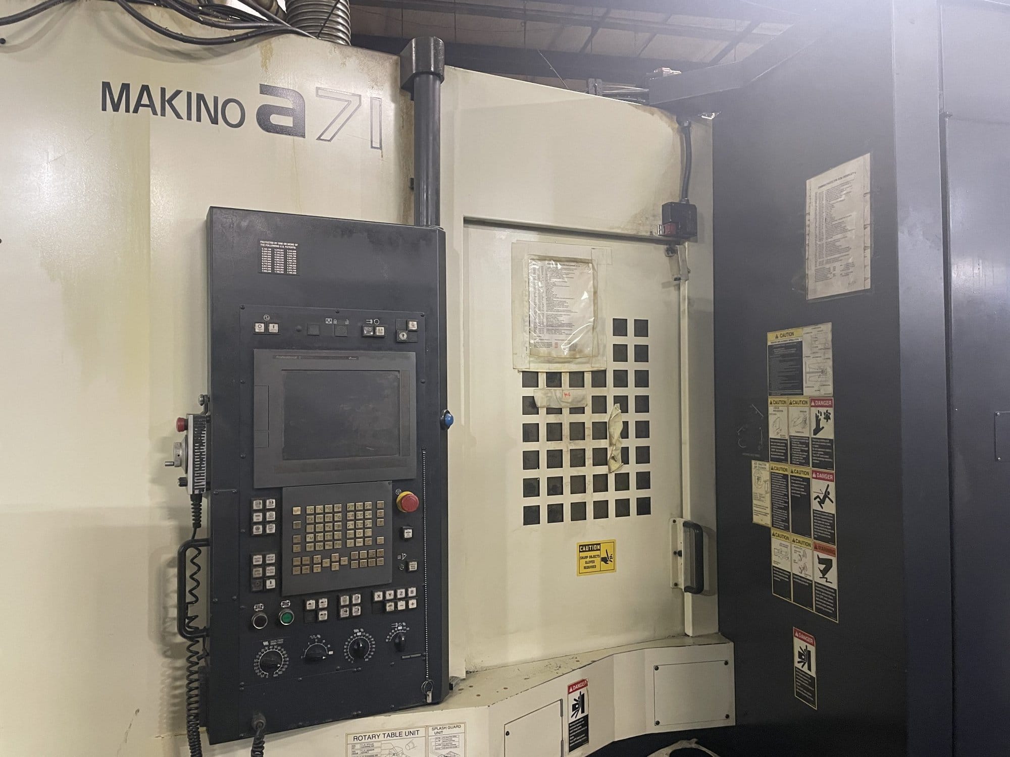 Makino A71 500mm HMC, 2009 - Full 4th Axis, Hi Pressure TSC, Live Hydraulics, Pre Removal Offers Accepted - Image 4
