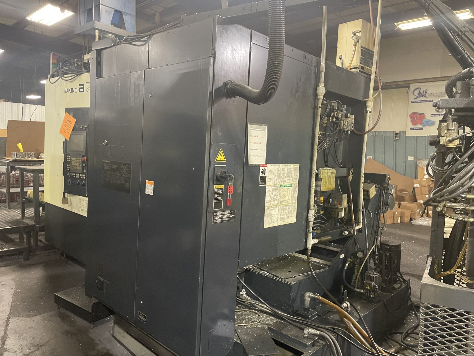 Makino A71 500mm HMC, 2009 - Full 4th Axis, Hi Pressure TSC, Live Hydraulics, Pre Removal Offers Accepted - Image 7