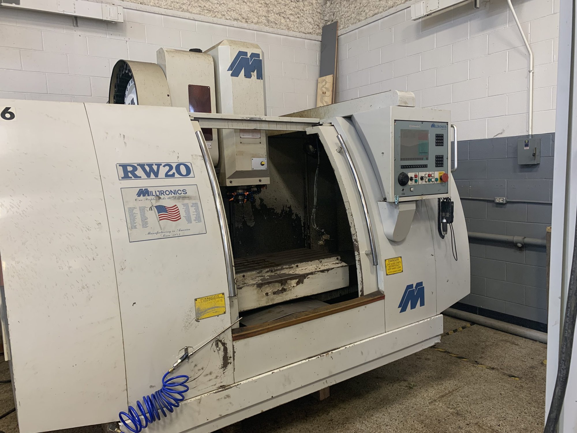 Milltronics RW20 CNC VMC, 2002 - Centurion 6
