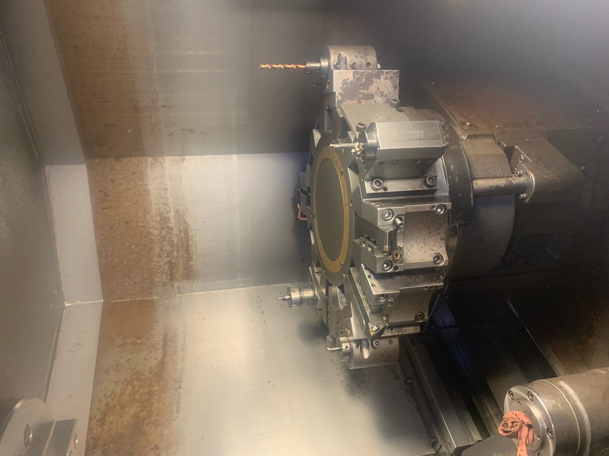 Mori Seiki NL-2000 500 CNC Lathe, 2007- Tailstock - Image 3