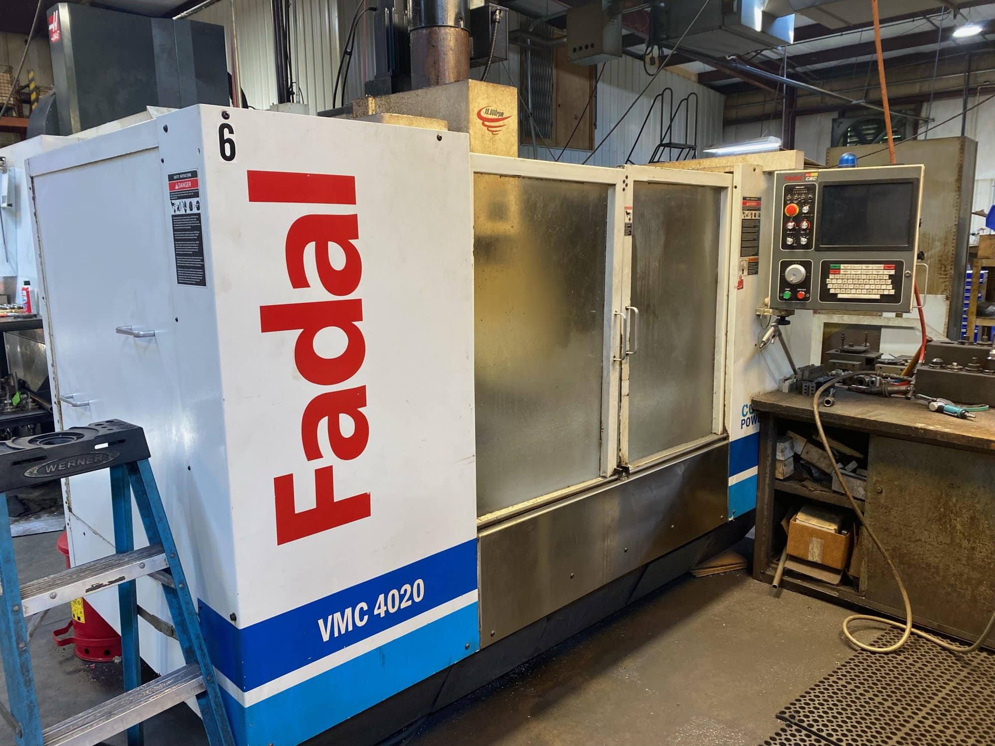 Fadal 4020 HT VMC, 2004 - 10K Spindle, 4th Axis Ready