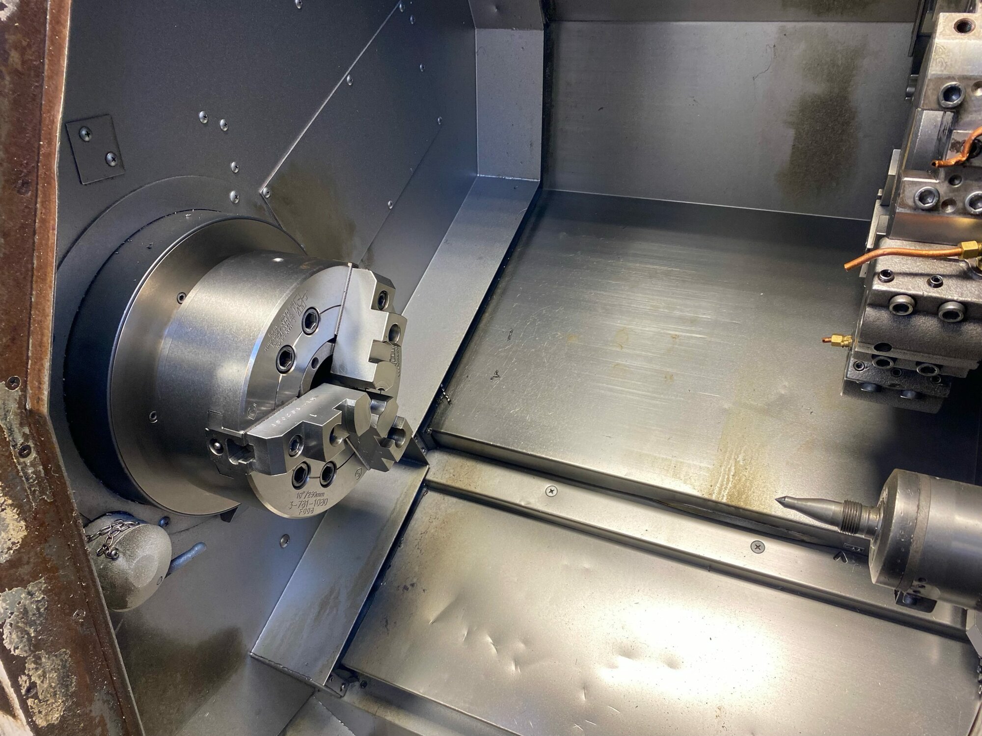 Mori Seiki SL-250B CNC Lathe, 1997 - Tailstock, Probe - Image 5