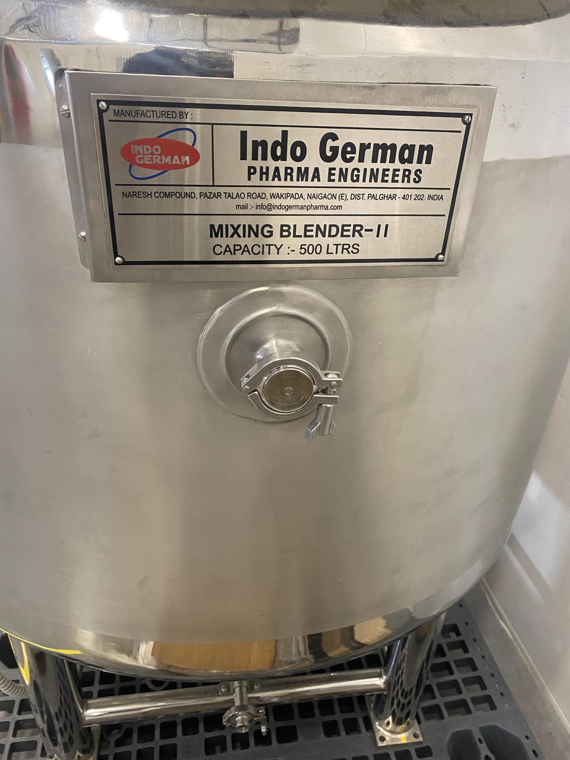 132 Gallon Stainless Steel Mixing Tanks- Homogenization Agitation, Electric Heat Jacketed, PLC Controller, Bottom Discharge W/ Motor, On Castor Wheels (2) - Image 4
