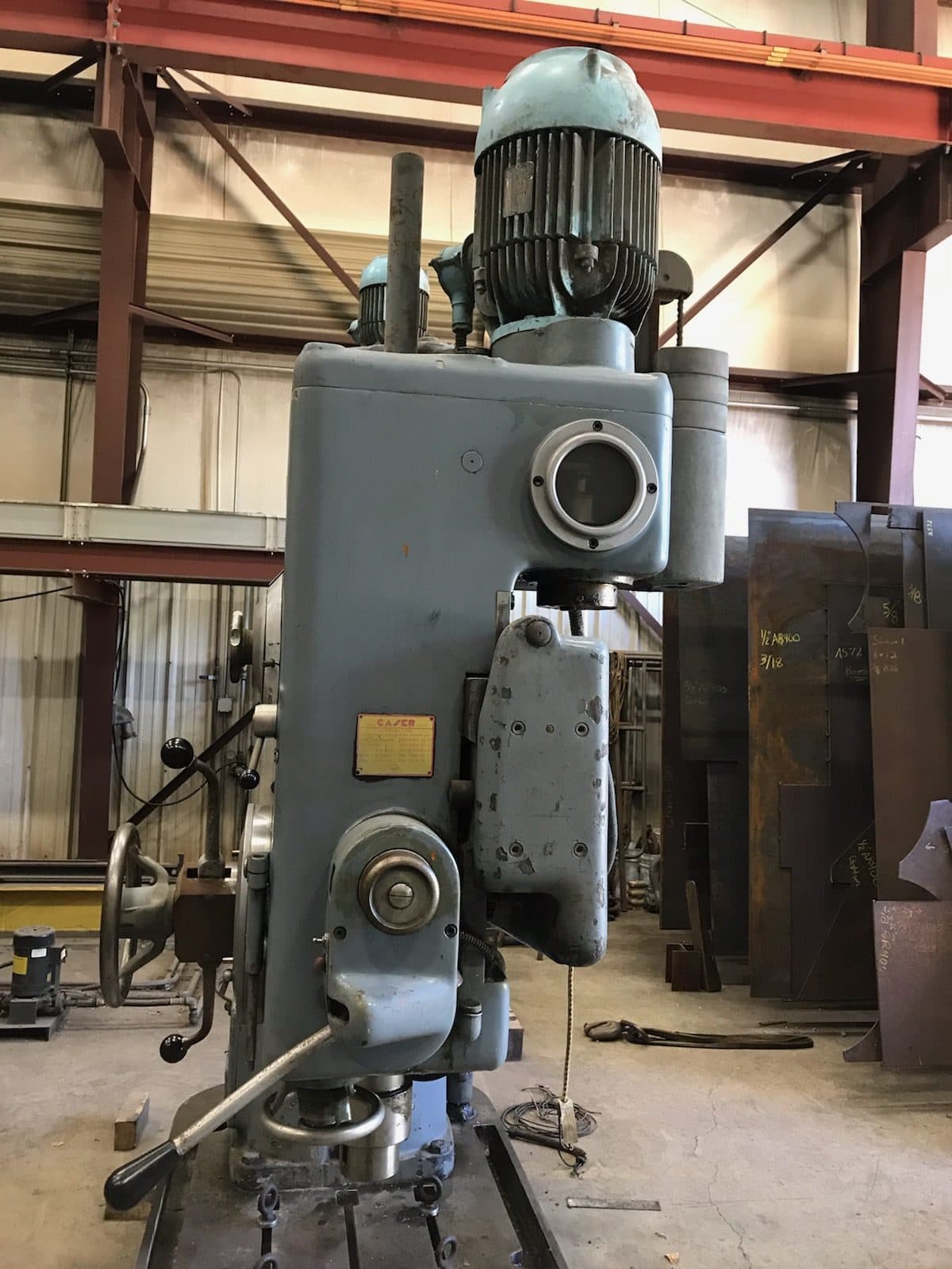 16" Caser F80 Radial Drill - Available Immediately - Image 4