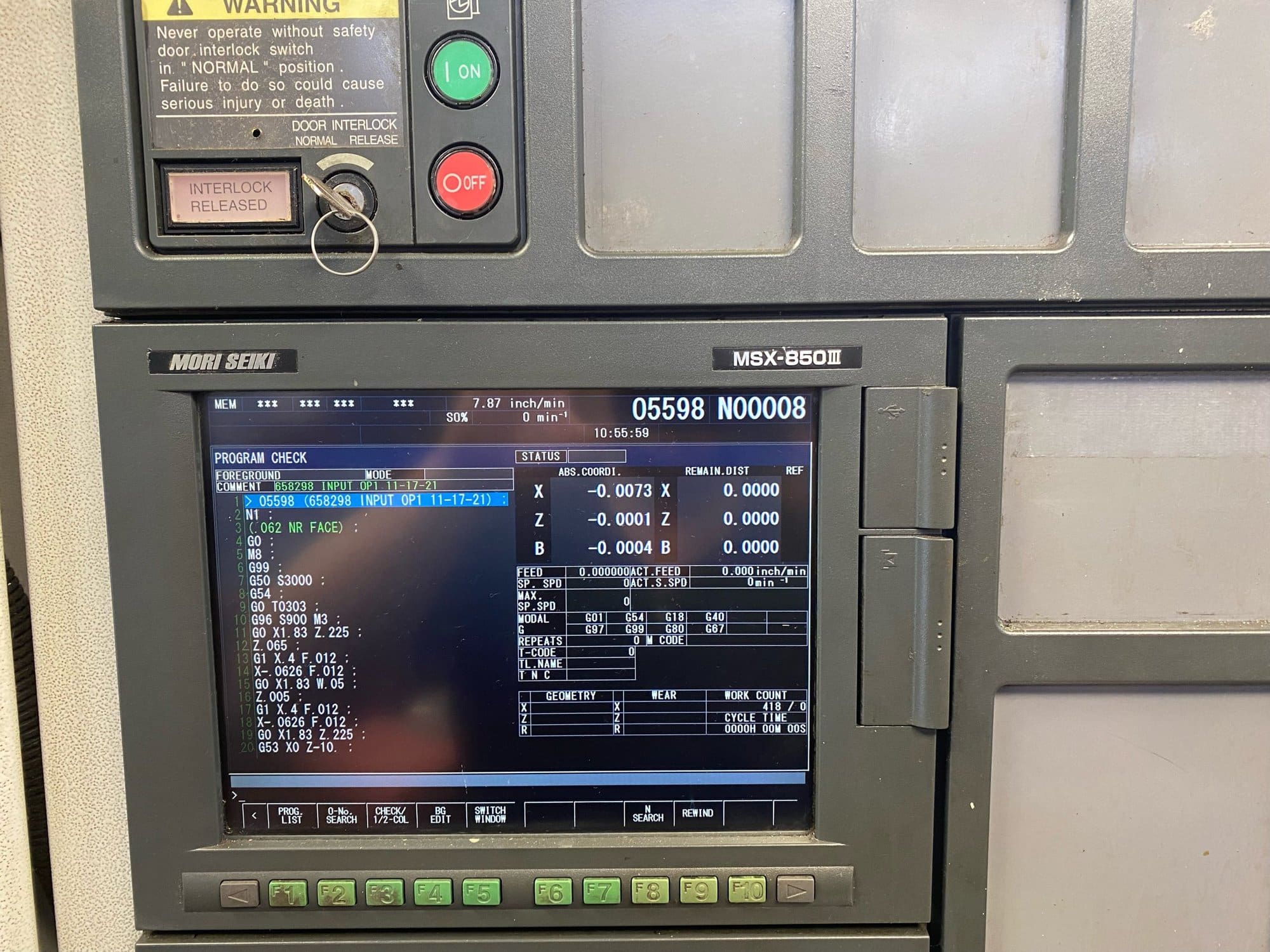 Mori Seiki NL-2000 500 CNC Lathe, 2007- Tailstock - Image 2