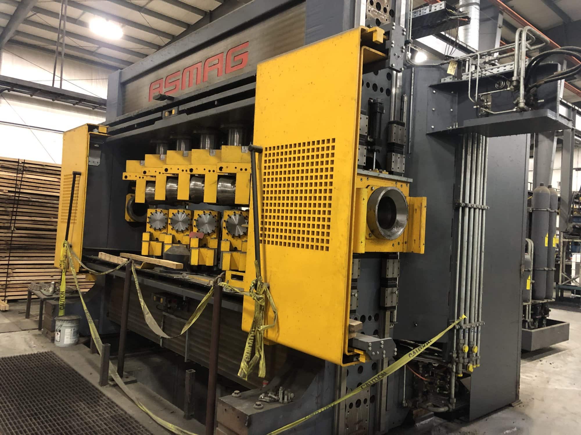 Asmag RRM-Pro 220/10, Variable Speed, - 10 Roll Tube Straightener and Handler - Image 5