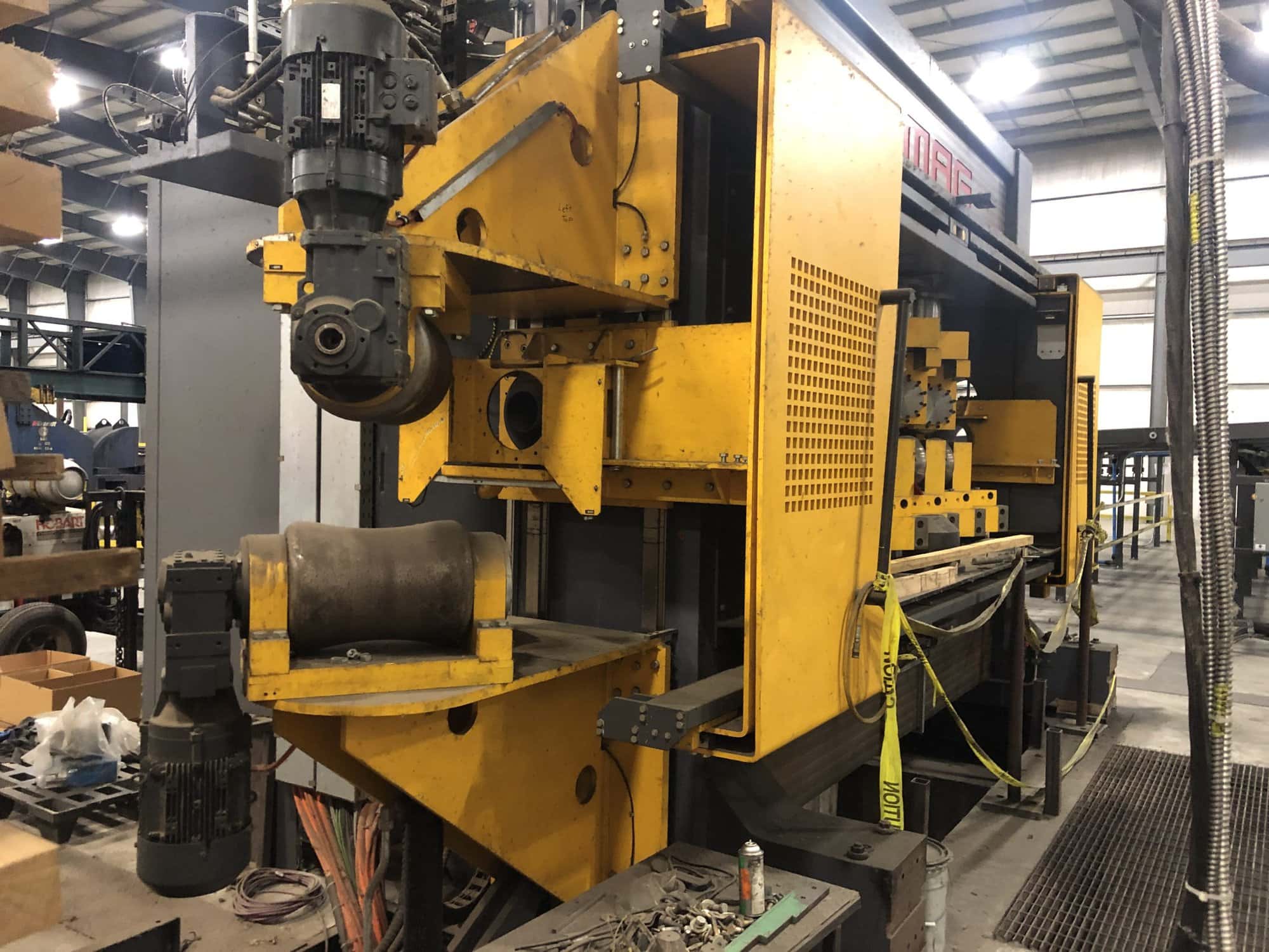 Asmag RRM-Pro 220/10, Variable Speed, - 10 Roll Tube Straightener and Handler - Image 2