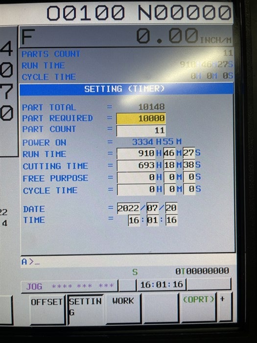 HARDINGE V 1000 CNC VMC 2018 - 4TH AXIS, RENISHAW, 693 CUT HOURS - Image 3