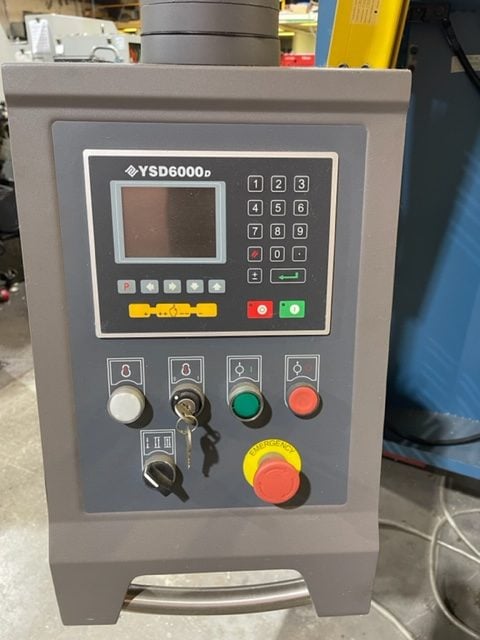 70 Ton x 8' Baleigh BP-7098CNC Hydraulic Press Brake, 2020- Like New, Tooling Included - Image 4