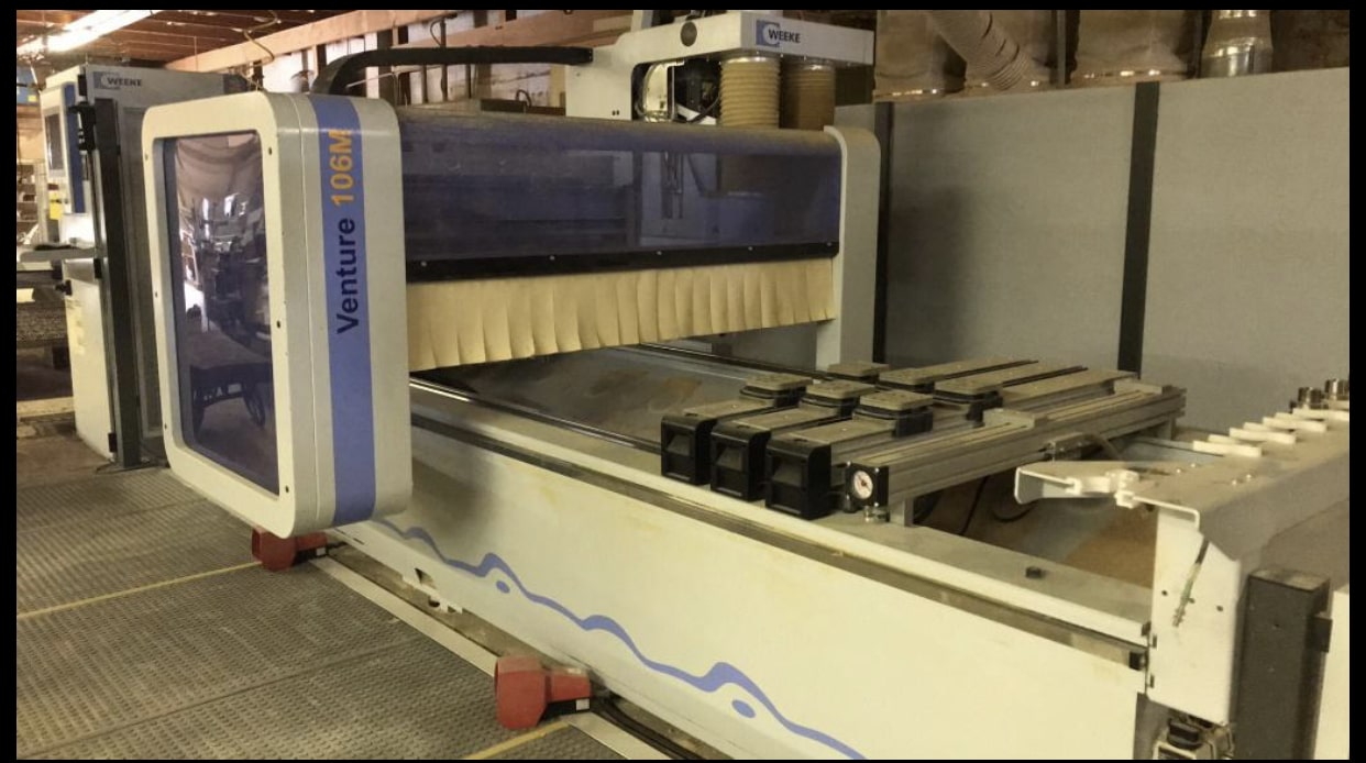 4' x 10' Weeke Venture106M CNC Router, 2013 - Image 2