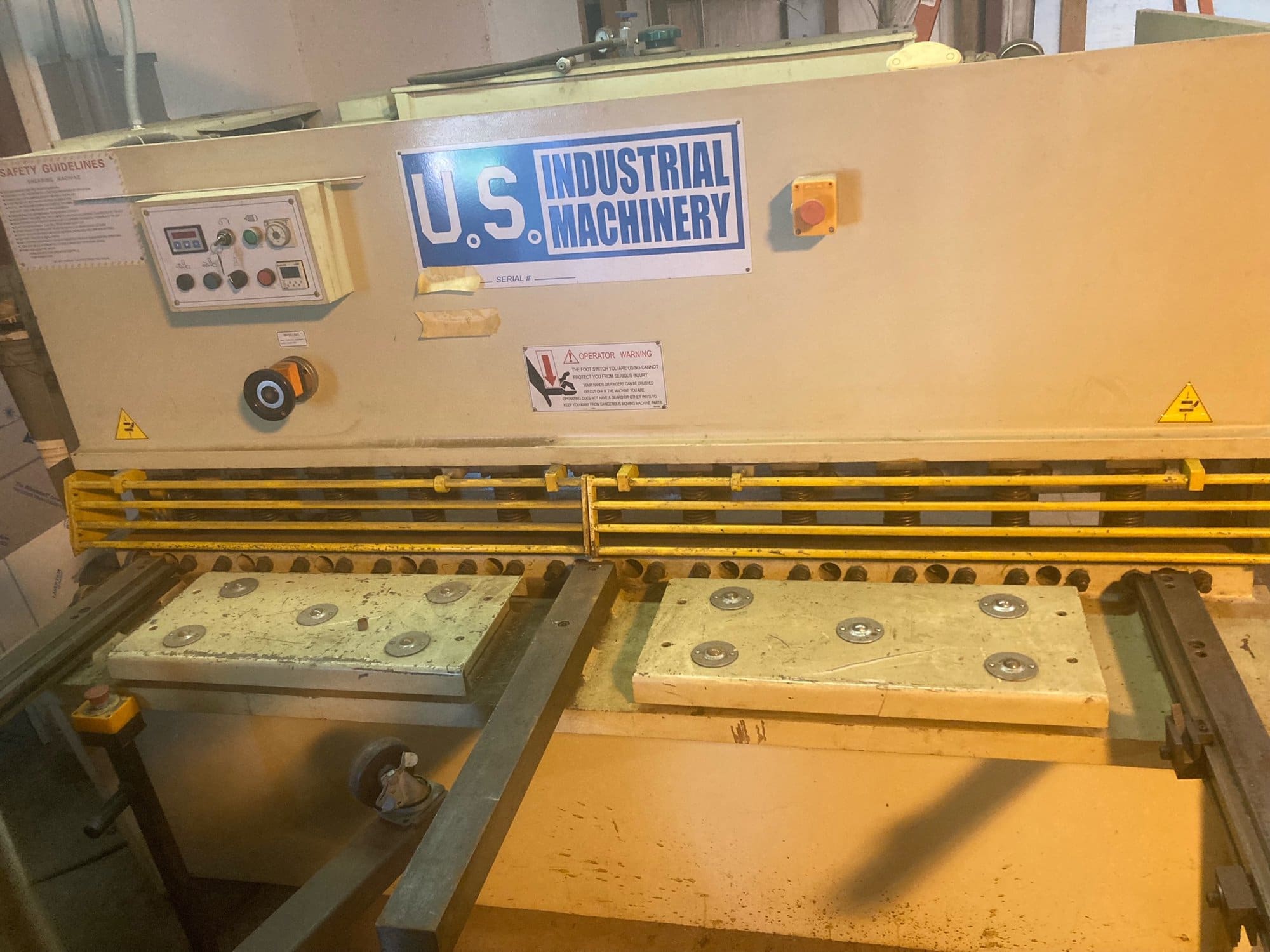 1/4" x 6' US Industrial Shear US625, 2005 - Image 3