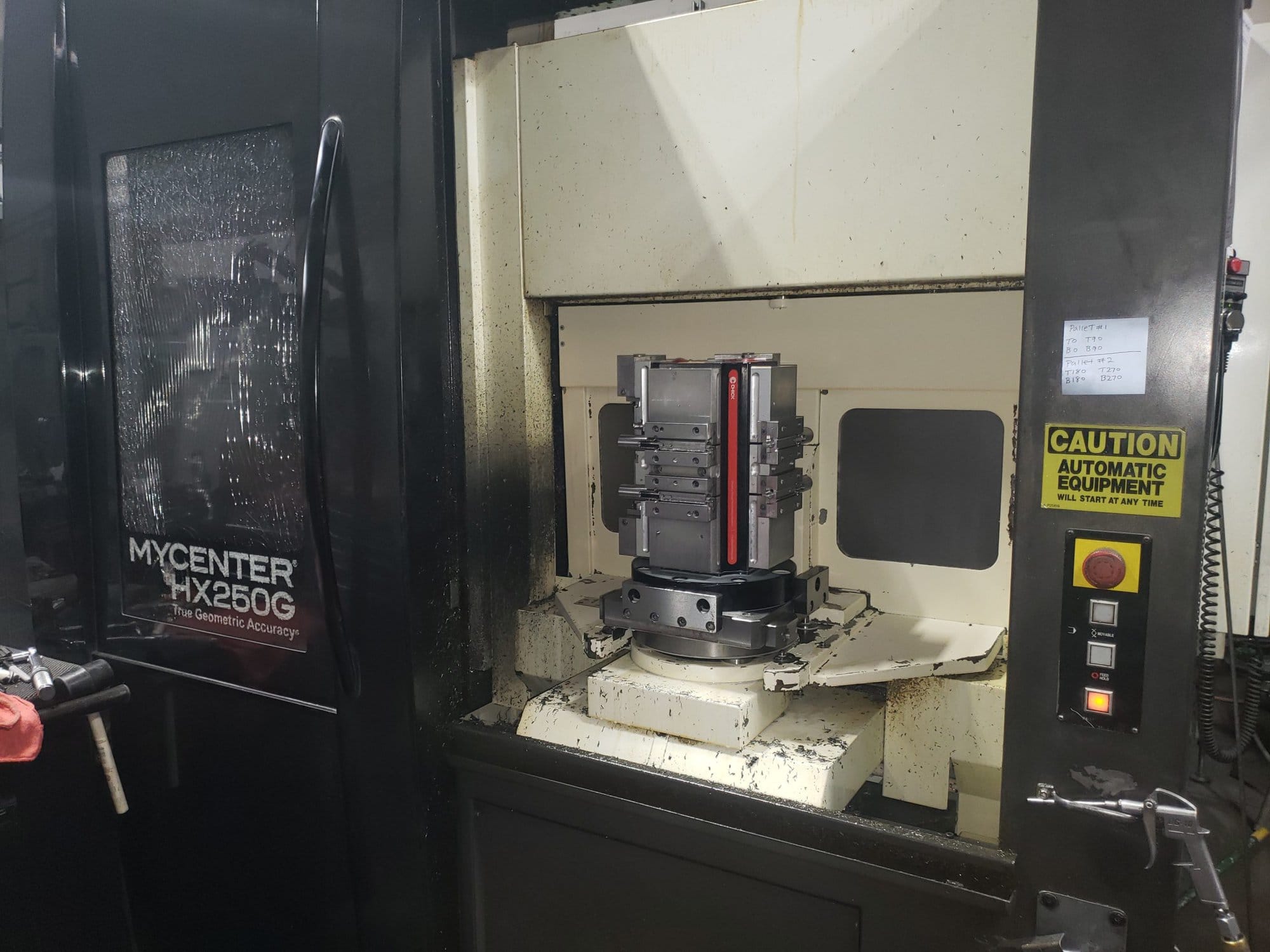 Kitamura Mycenter HX250G 250 MM HMC, 2012 - New Control, New Spindle, TSC, Full 4th Axis, Dual Pallet, Upgraded Control - Image 2
