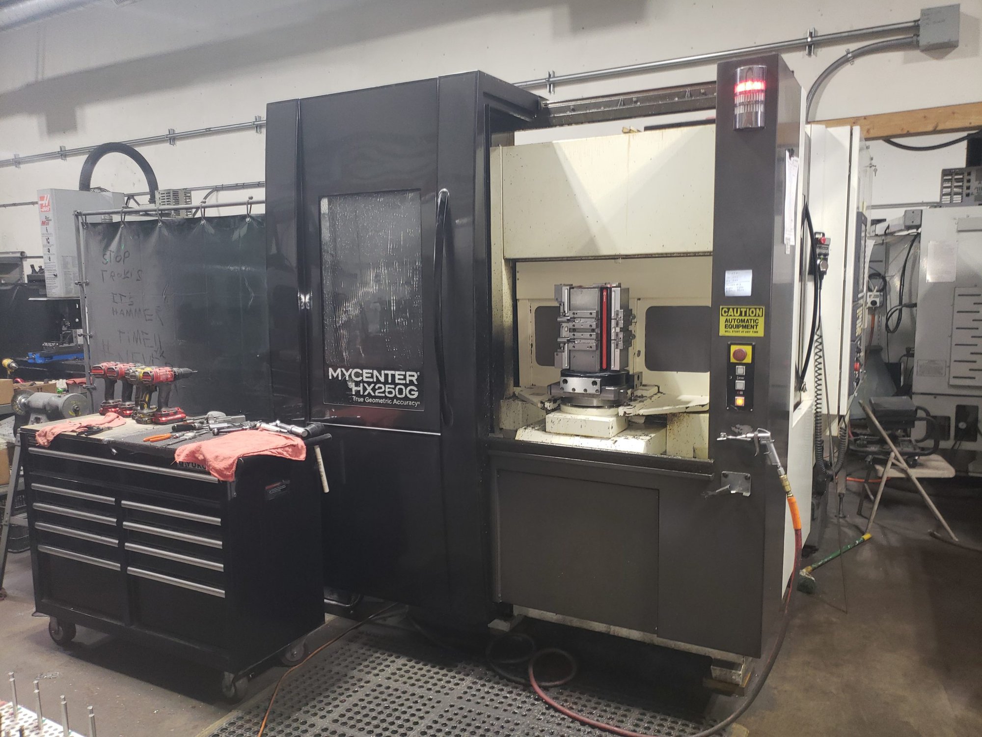 Kitamura Mycenter HX250G 250 MM HMC, 2012 - New Control, New Spindle, TSC, Full 4th Axis, Dual Pallet, Upgraded Control