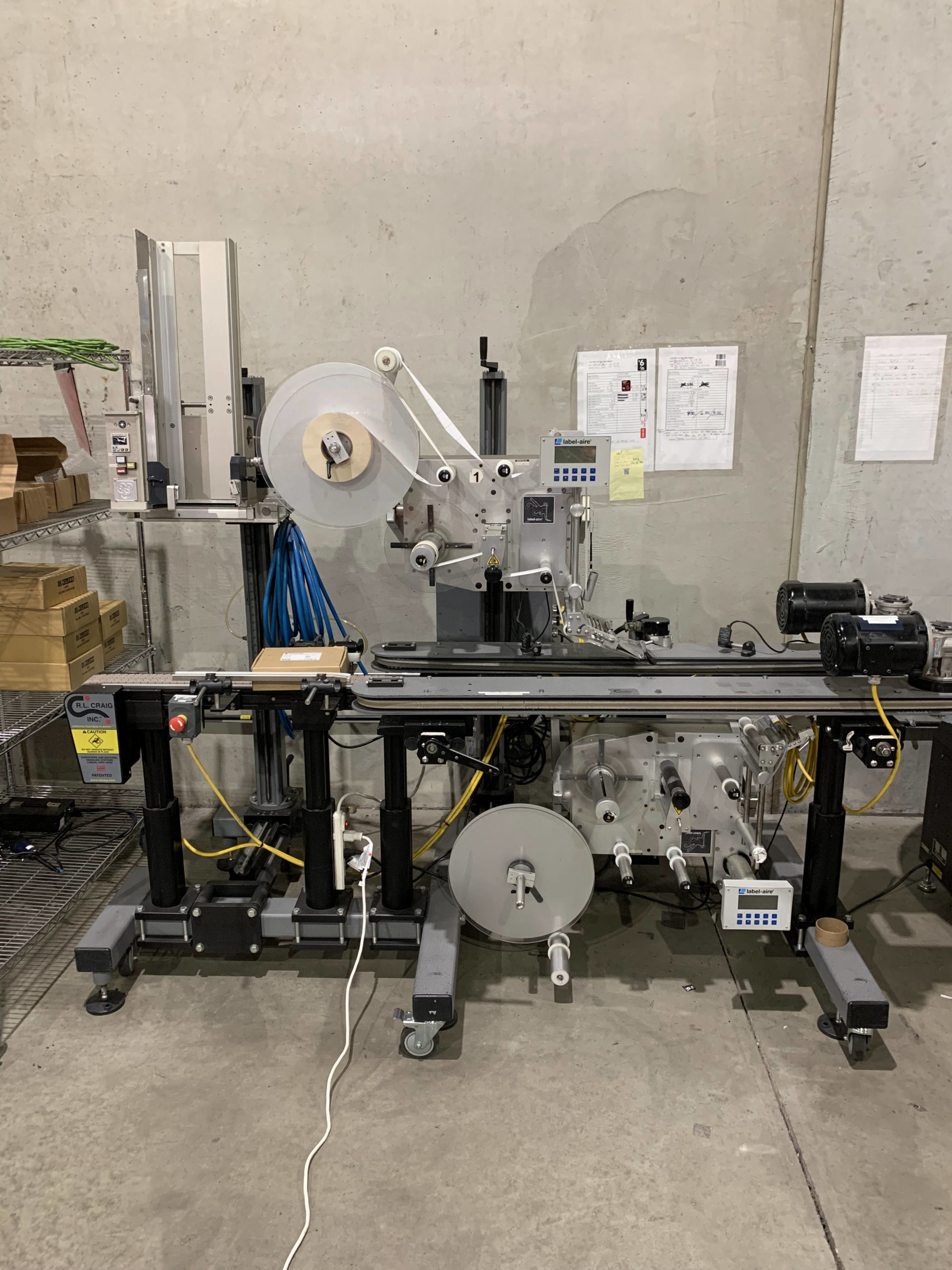 Label-Aire, Horizontal labeler, 3115NV-1500 7/16 RHCLS, 2010