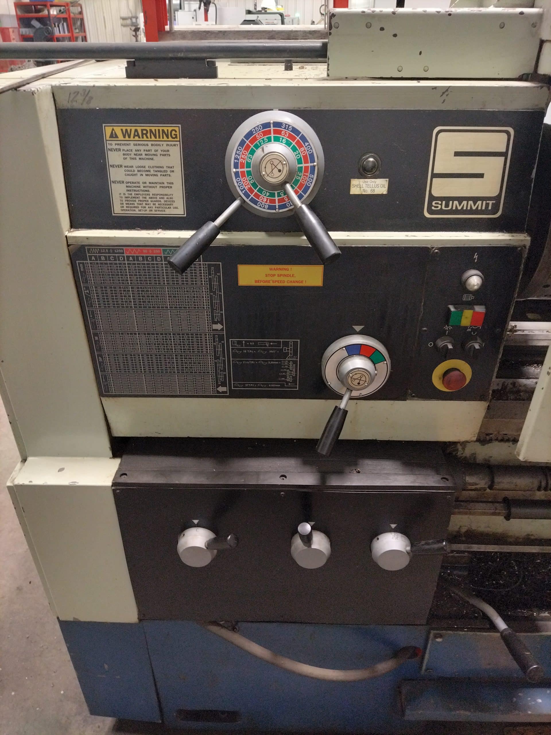 Summit 24X120B Engine Lathe, 1998 - 24" Chuck, 2 Steady Rests - Image 2
