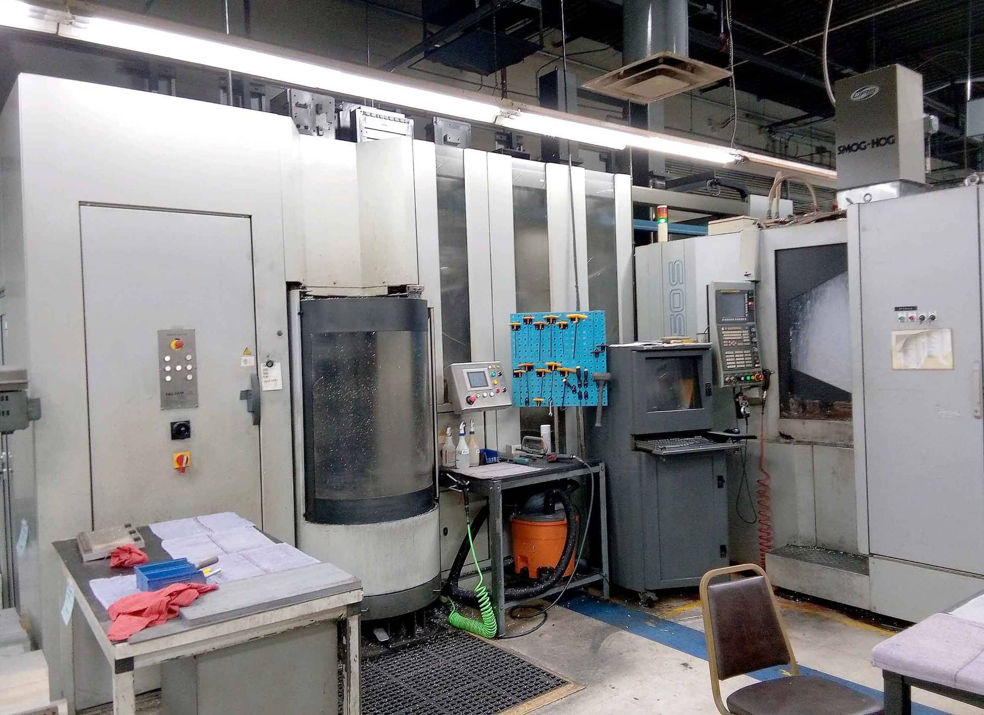 Toyoda FH450S HMC, 2007- 450mm x 18 Pallet RGV, 494 ATC, Probing, CTS, Software Upgrade