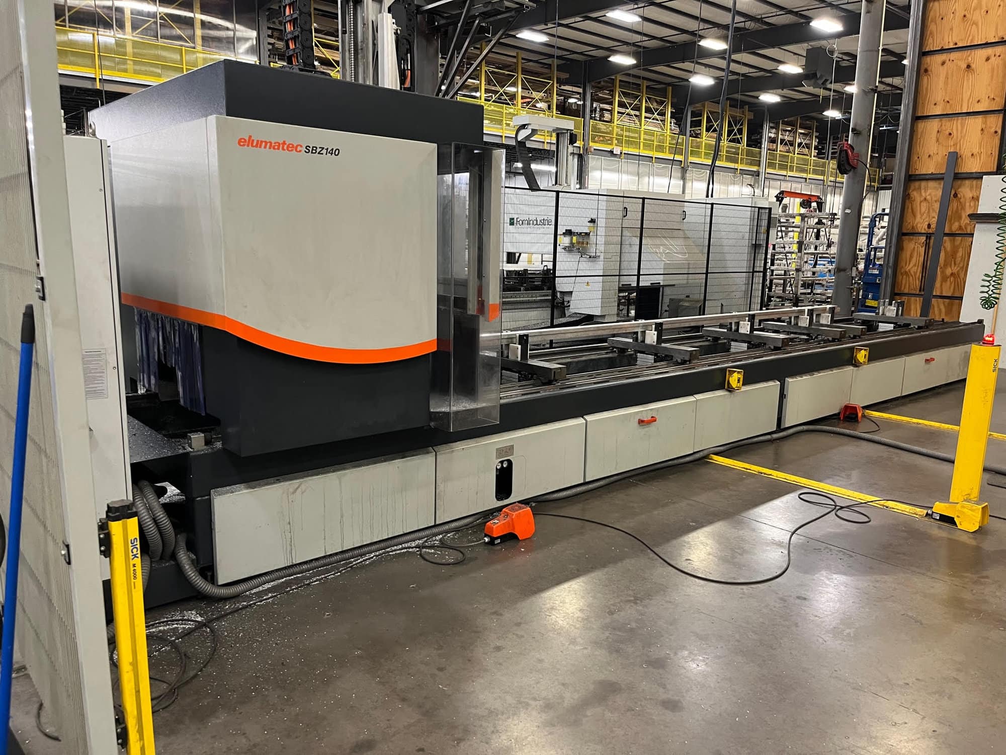 28' Elumatec SBZ-140 8.5 Meter 2 Station Machining Center, 2014