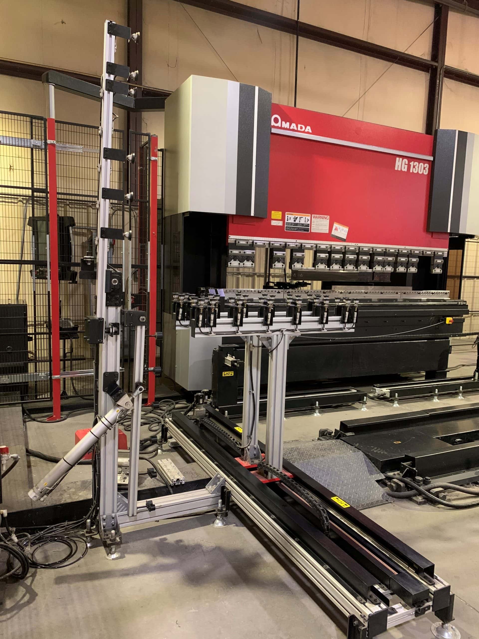 150 Ton x 10' Amada HG1303 RM Press Brake with Automated Bending System, 2018 - Image 11