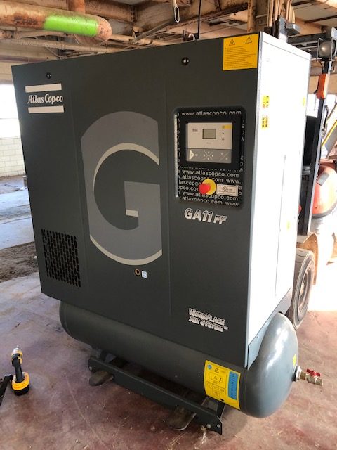 15 HP Atlas Copco GA11FF Airpower Rotary Screw Air Compressor, 2016 - Image 3
