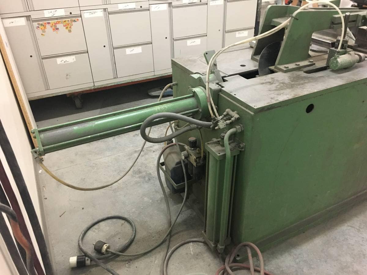 15.75" Eisele ZMS PV 023 Circular Cold Mitering Cutoff Saw, 1982 - 1 Extra Blade - Image 6