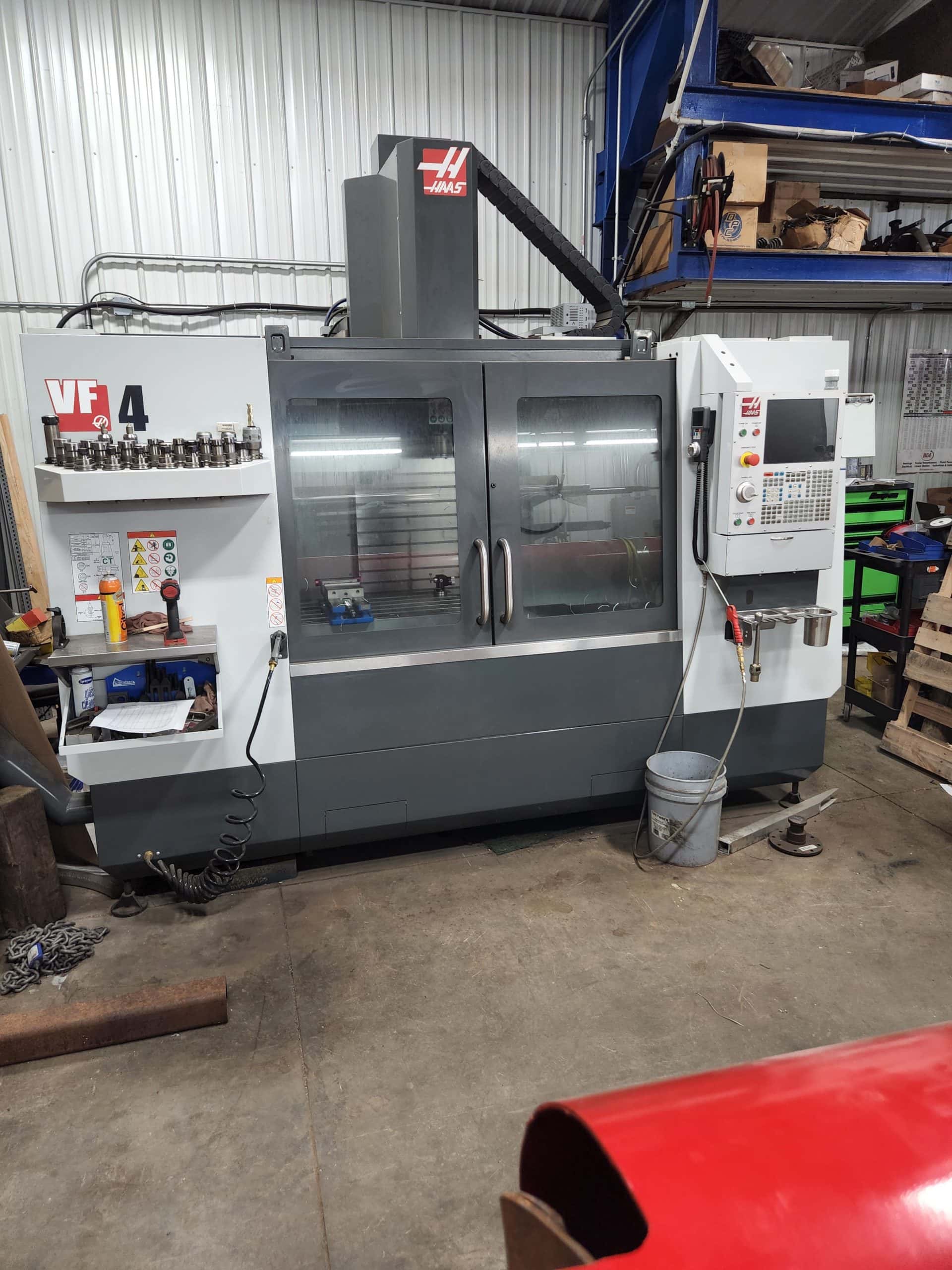 Haas VF-4, 2020 - WIPS, Chip Auger, Coolant Thru Spindle, Low Hours - Image 2