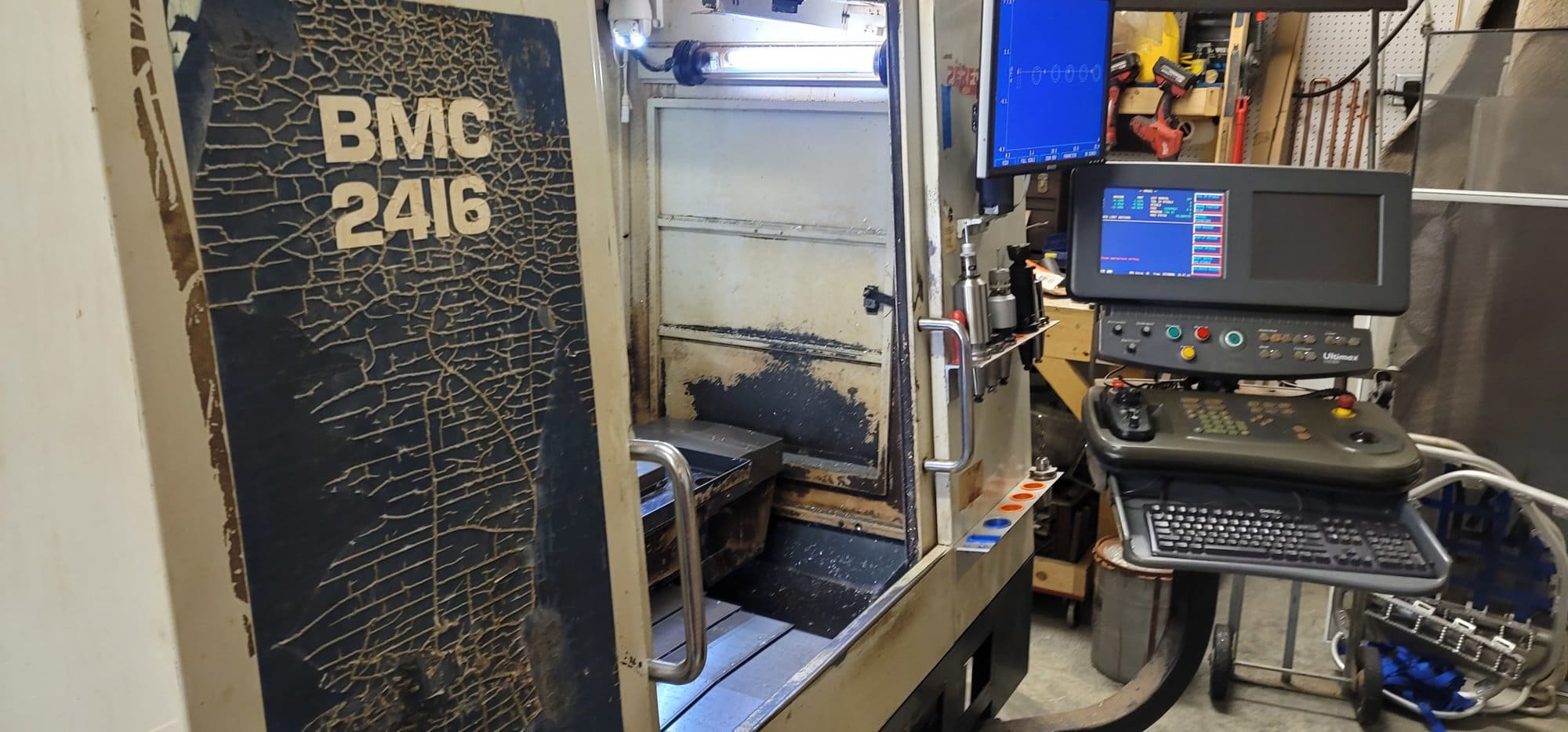 HURCO BMC-2416DS VMC, 1999-8K RPM, Ultimax SSX 4 Control