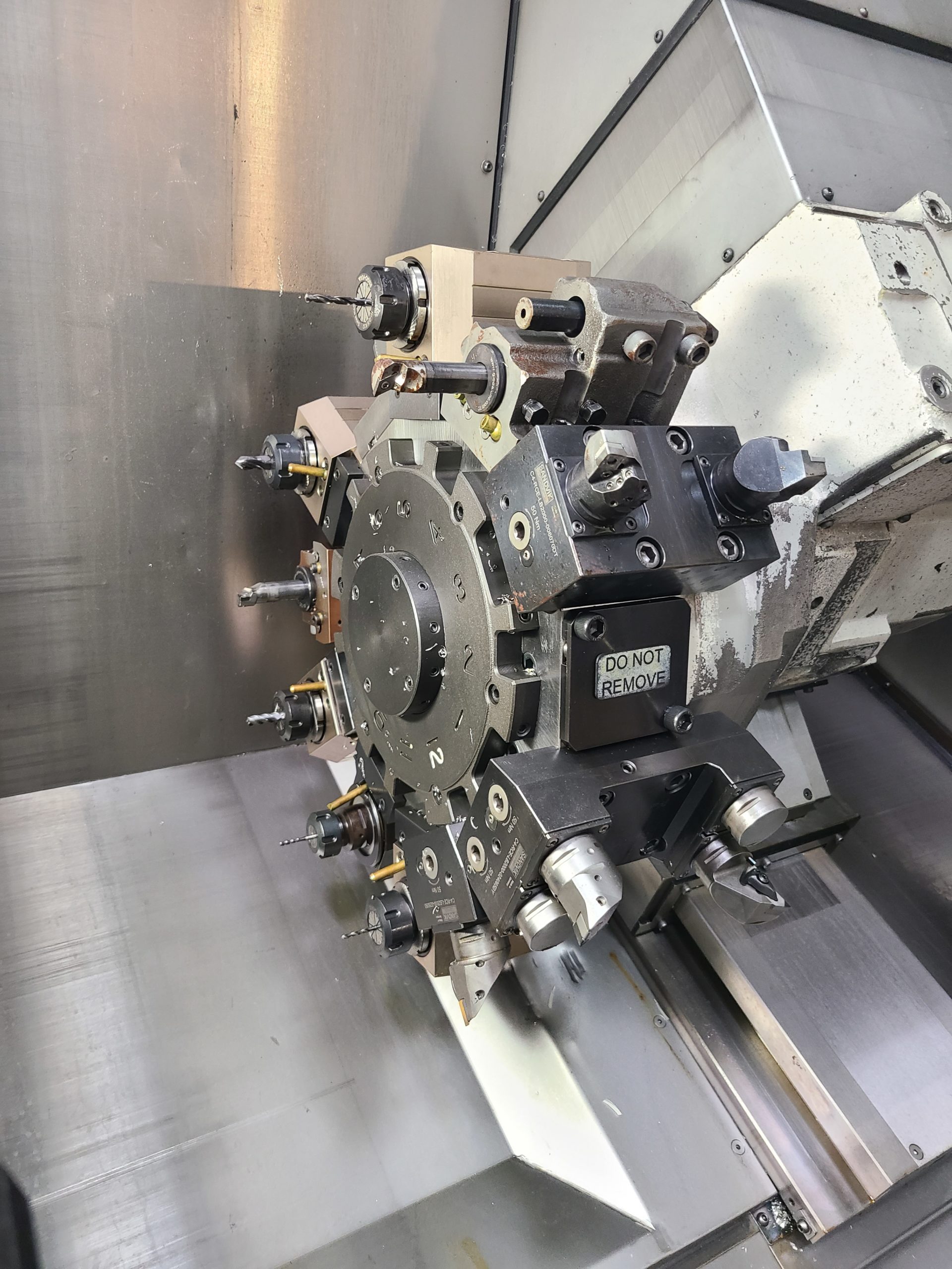 Okuma LB3000EX MYW CNC Lathe, 2010- Live tooling, Y-Axis, Sub-spindle, Tool Presetter, Available Tooling - Image 15