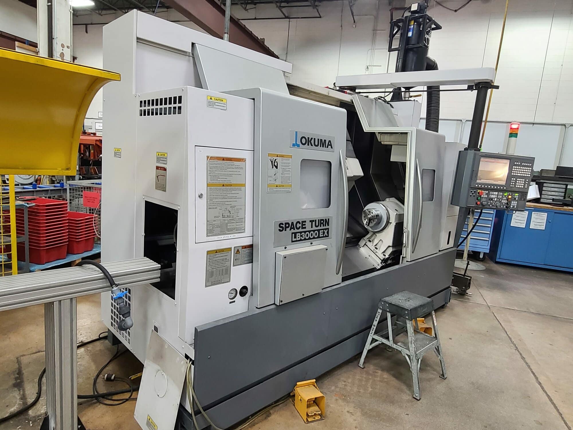 Okuma LB3000EX MYW CNC Lathe, 2010- Live tooling, Y-Axis, Sub-spindle, Tool Presetter, Available Tooling - Image 2