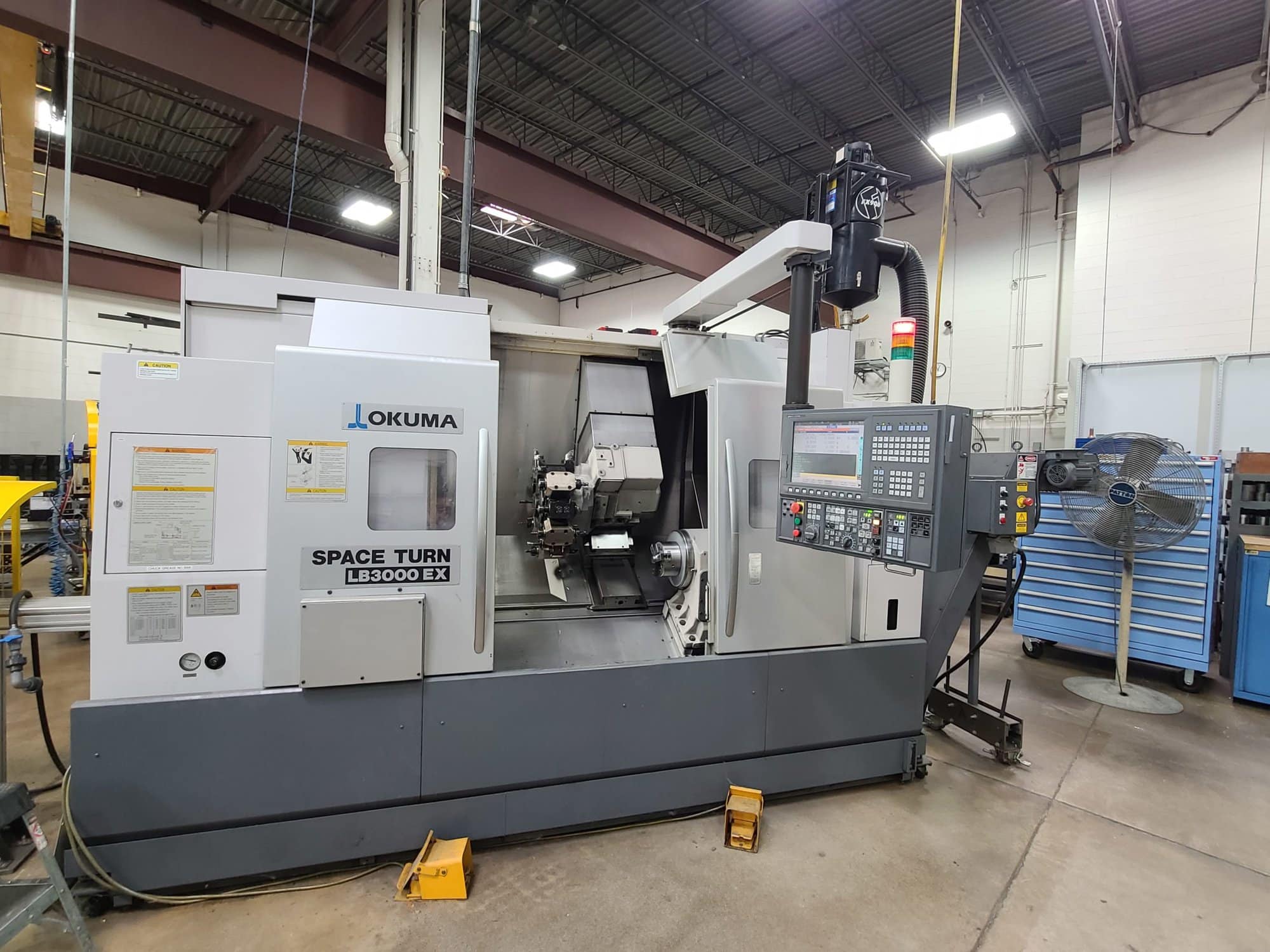 Okuma LB3000EX MYW CNC Lathe, 2010- Live tooling, Y-Axis, Sub-spindle, Tool Presetter, Available Tooling - Image 3