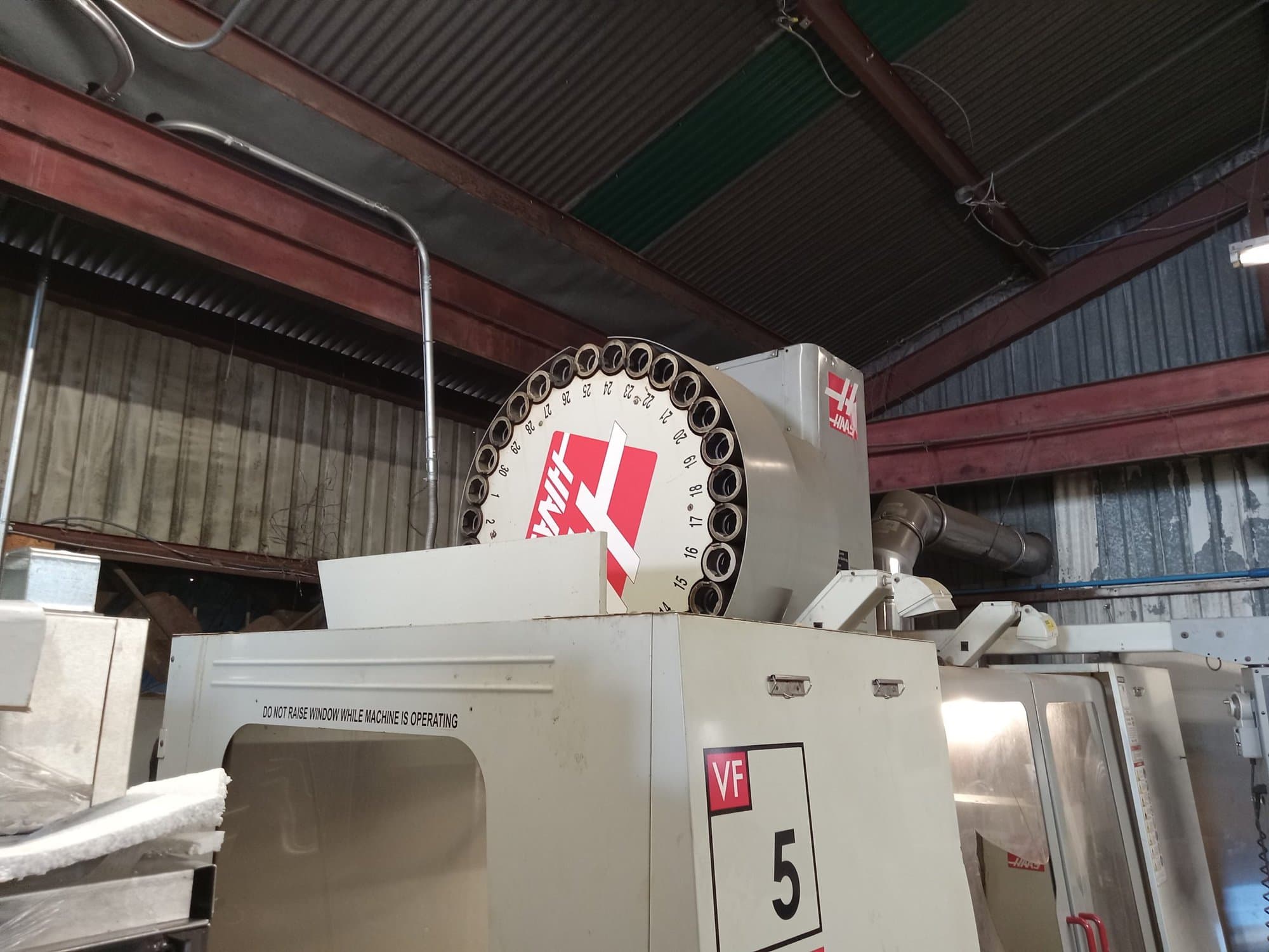 Haas VF 5/50 2002, 4 Axis Wired, w/ HRT 450, New Gearbox March 2019, Under Power, Ready for Inspection. - Image 4