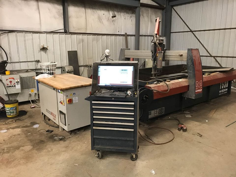 5' x 10' Omax Maxiem 1530 Abrasive Waterjet, 2020
