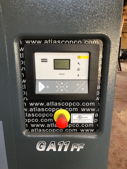 15 HP Atlas Copco GA11FF Airpower Rotary Screw Air Compressor, 2016 - Image 2