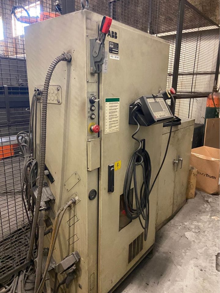 ABB IRB 2400 Robotic Welder - Equipped With Workpiece Positioner