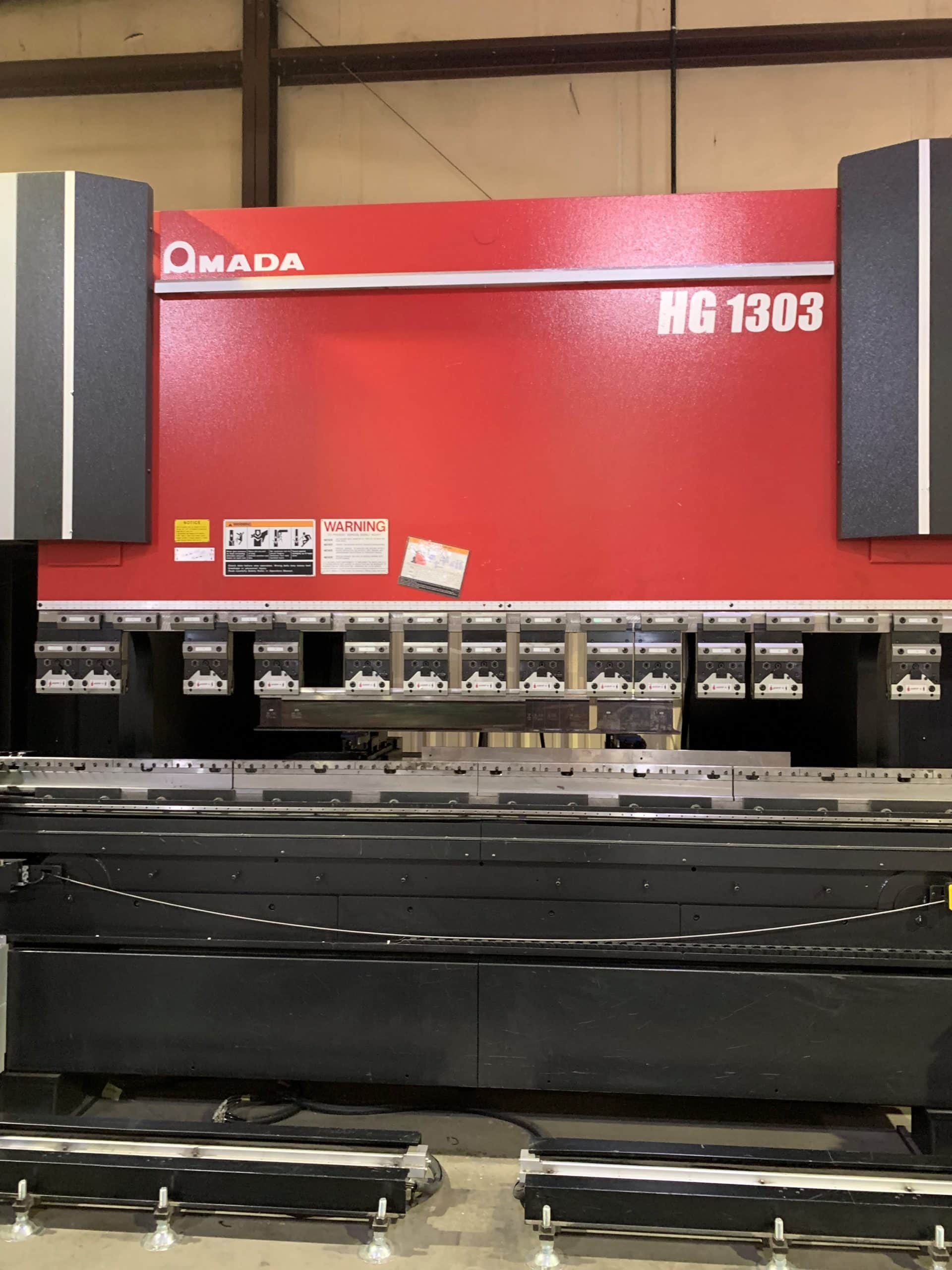 150 Ton x 10' Amada HG1303 RM Press Brake with Automated Bending System, 2018