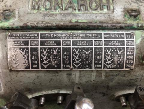 14" x 54" Monarch 14C Engine Lathe - 10" Chuck, 3-Jaw, Available Immediately - Image 5
