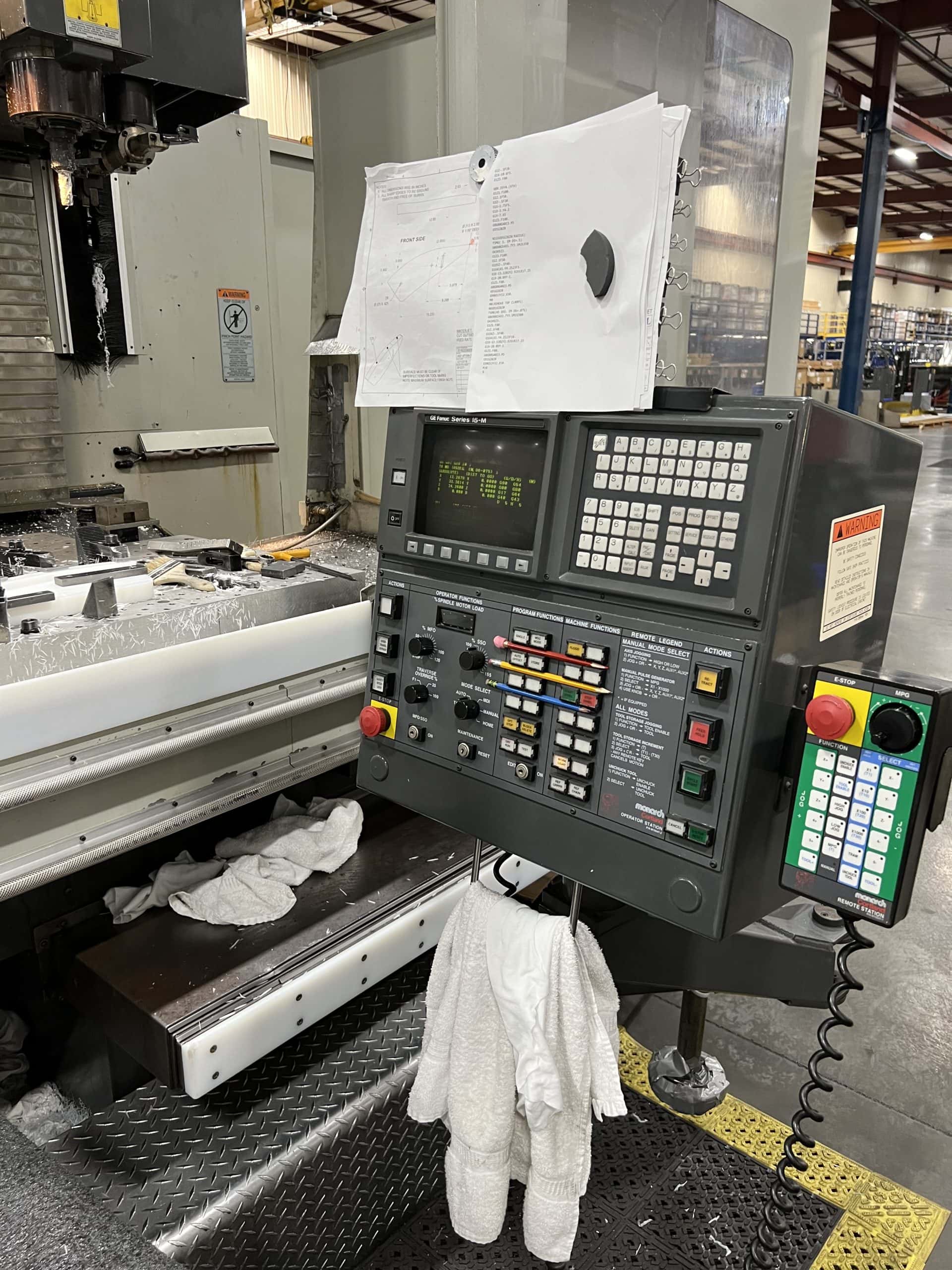Monarch VMC175B VMC, 1996 - Chip Conveyor, Video Available, Available Immediately - Image 3