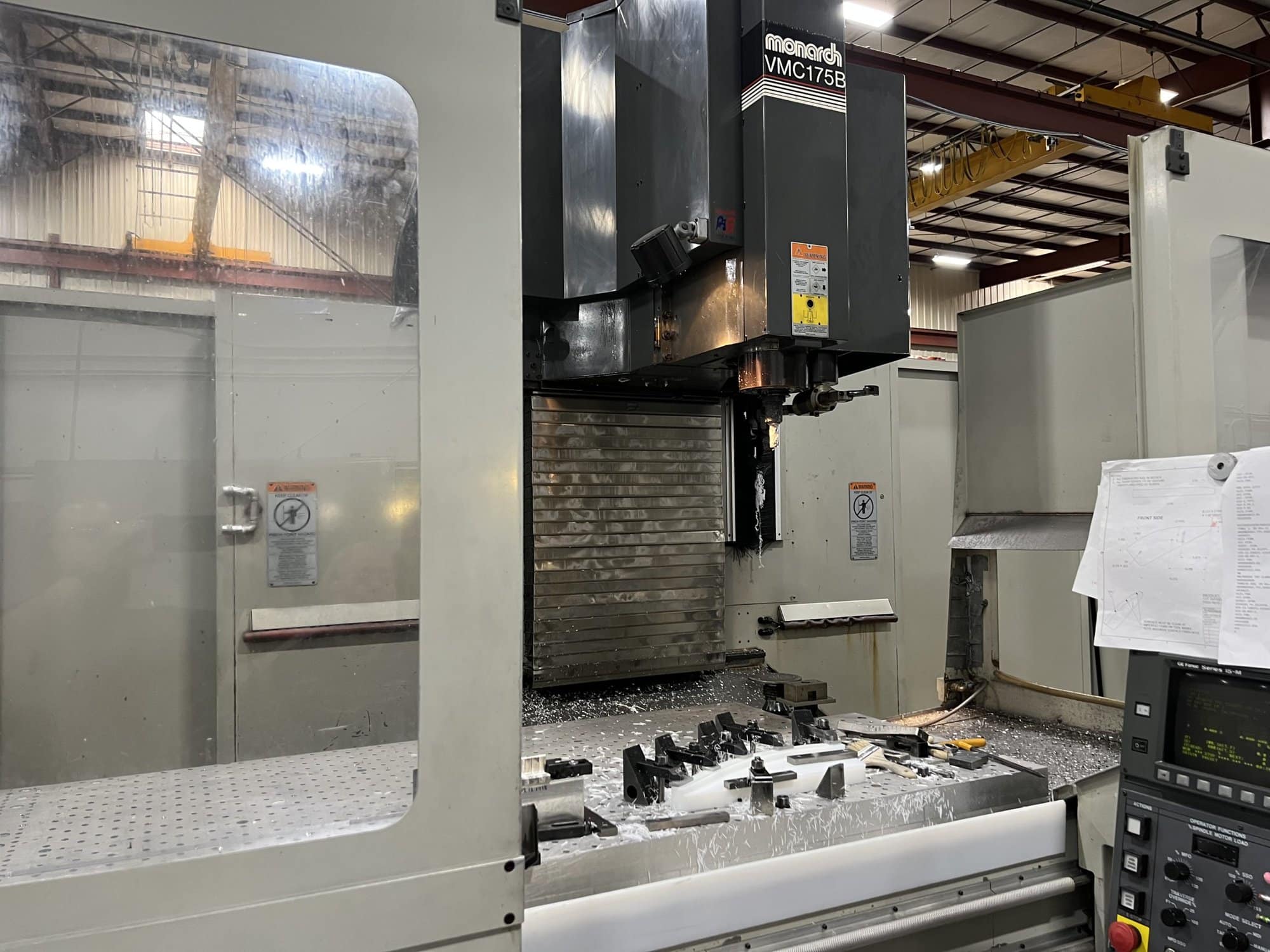Monarch VMC175B VMC, 1996 - Chip Conveyor, Video Available, Available Immediately - Image 5