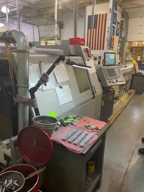Citizen M20 CNC Swiss Lathe, 2003-Bar Feeder, High Pressure Coolant