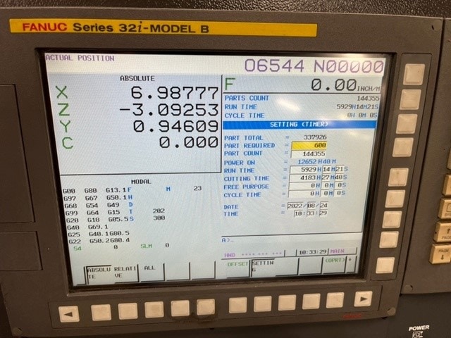 Tsugami B0326-II CNC Swiss Lathe, 2013 - 32MM, 6 Axis, Bar Feeder, Mist Collector, HPC, Chip Conveyor - Image 3