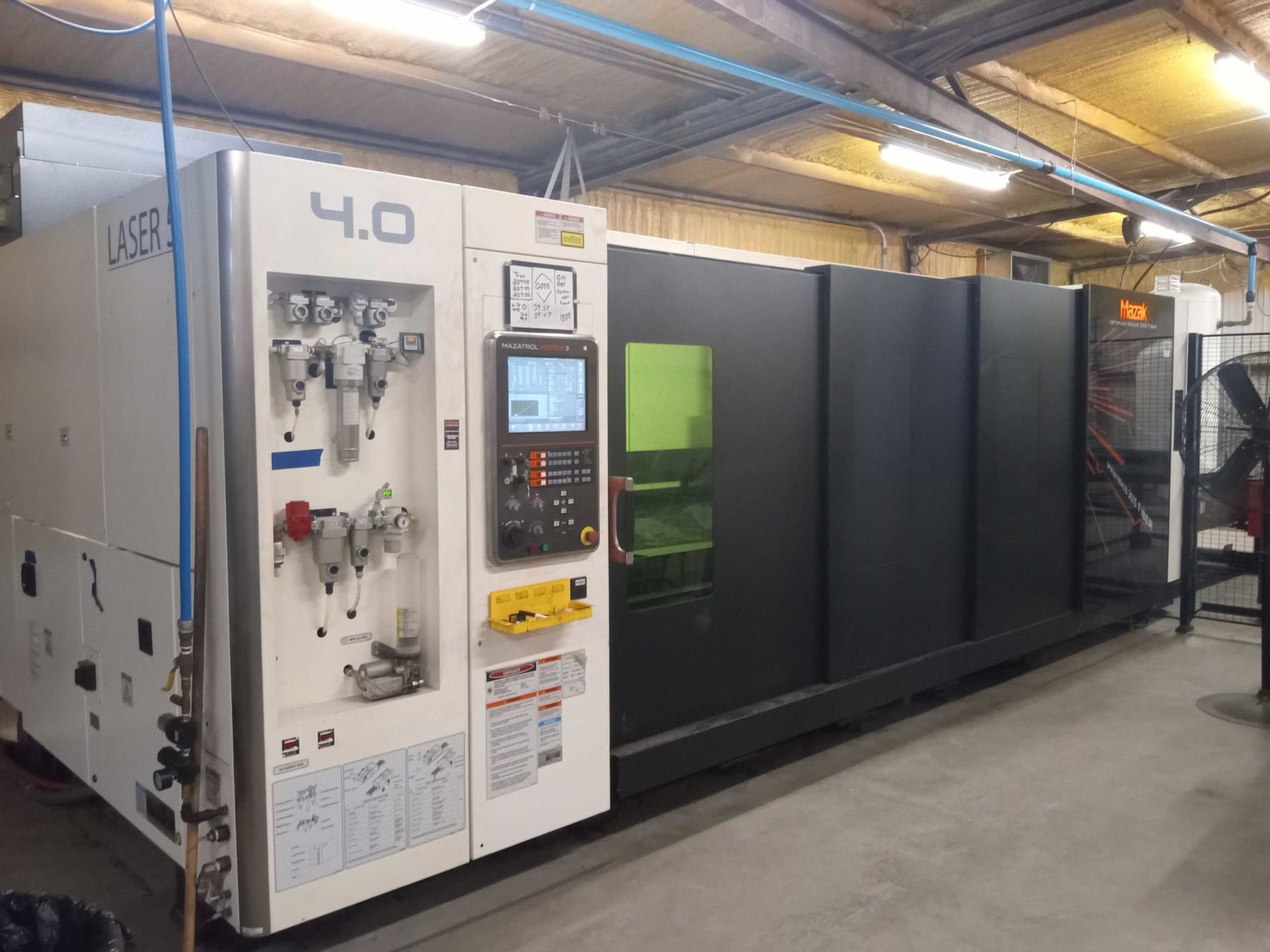 4,000 Watt Mazak Optiplex Nexus 3015 Fiber Laser, 2018 - 5’ x 10’ Table - Image 2