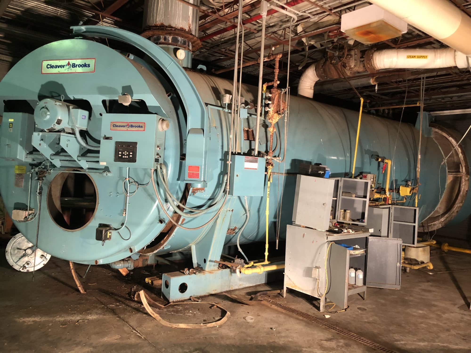 700 HP Cleaver Brooks Packaged Propane Boiler, 1995