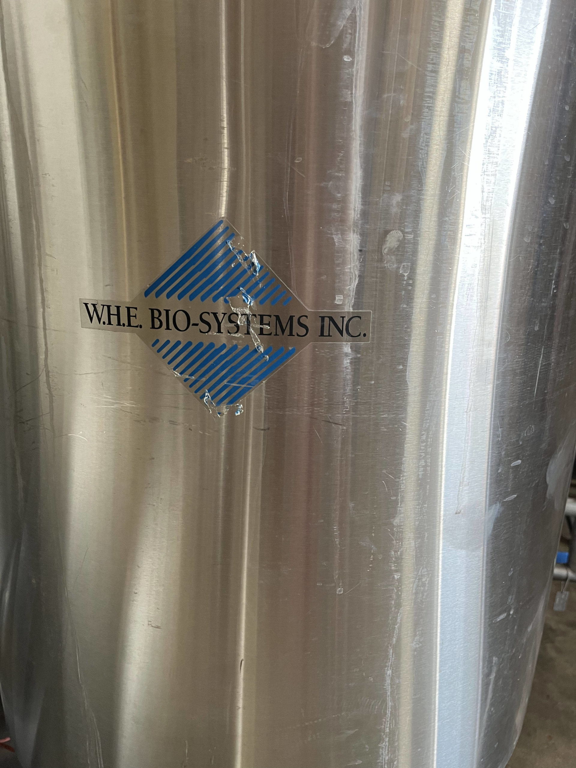 (x2) 80 Gallon Jacketed Vertical Stainless Steel Tank w/ Agitation, 1997 - Image 4