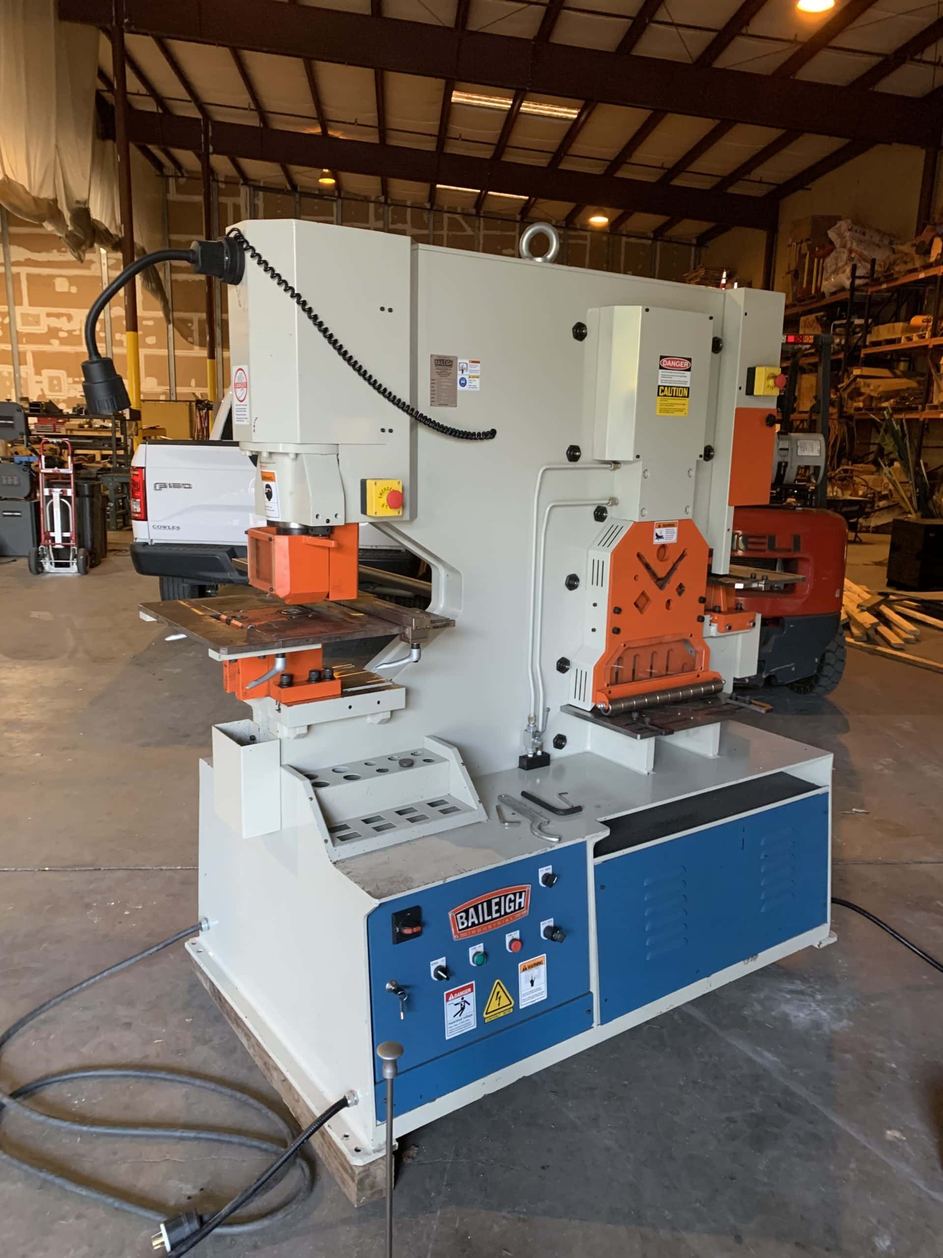 95 Ton Baileigh SW-95 Iron Worker, 2018 - excellent condition