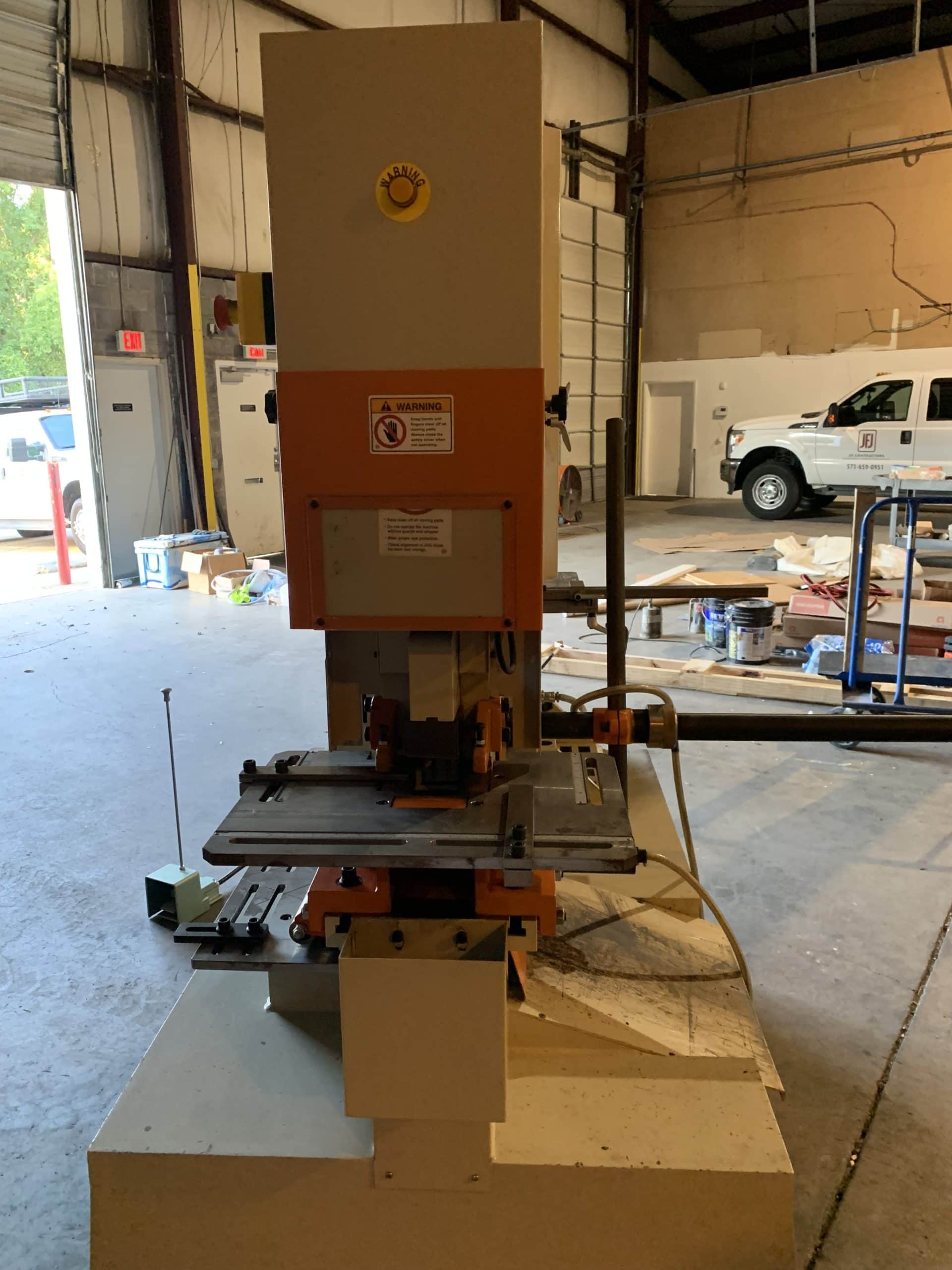 95 Ton Baileigh SW-95 Iron Worker, 2018 - excellent condition - Image 3
